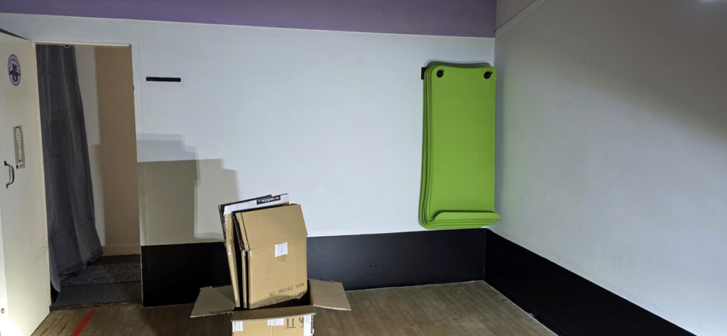 New exercise mats installed