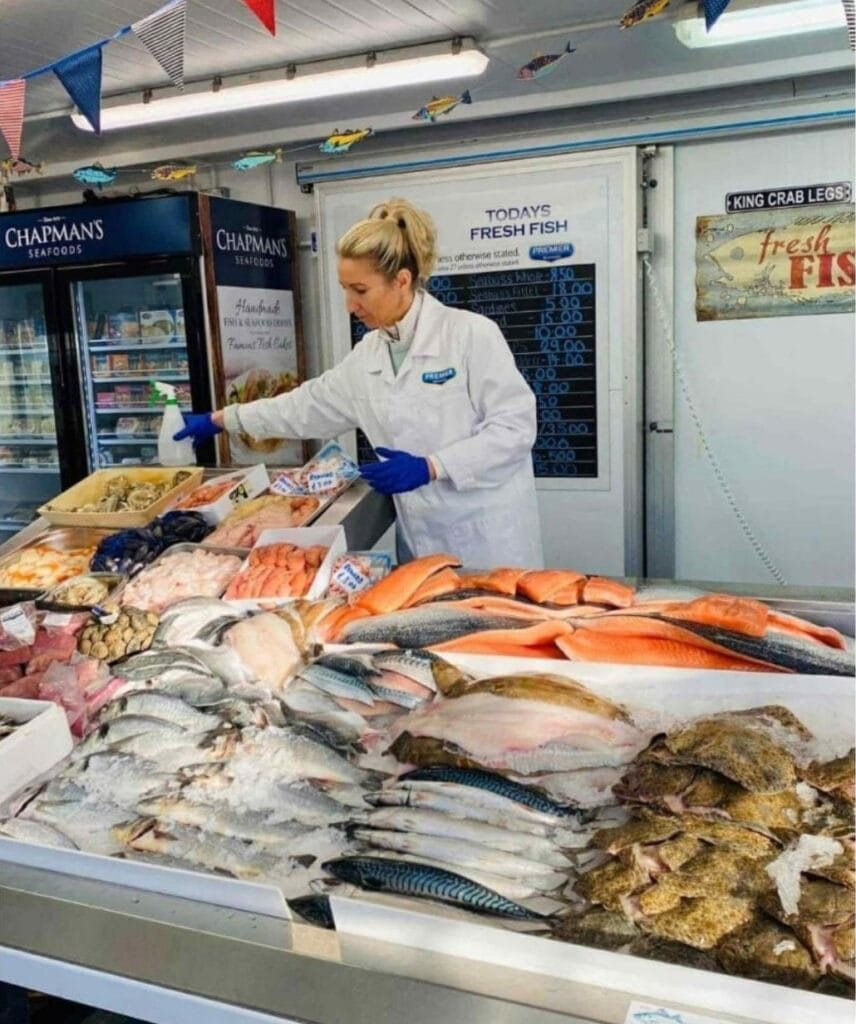 Rachel Newton, in a previous guise at Premier Seafoods - Grimsby.